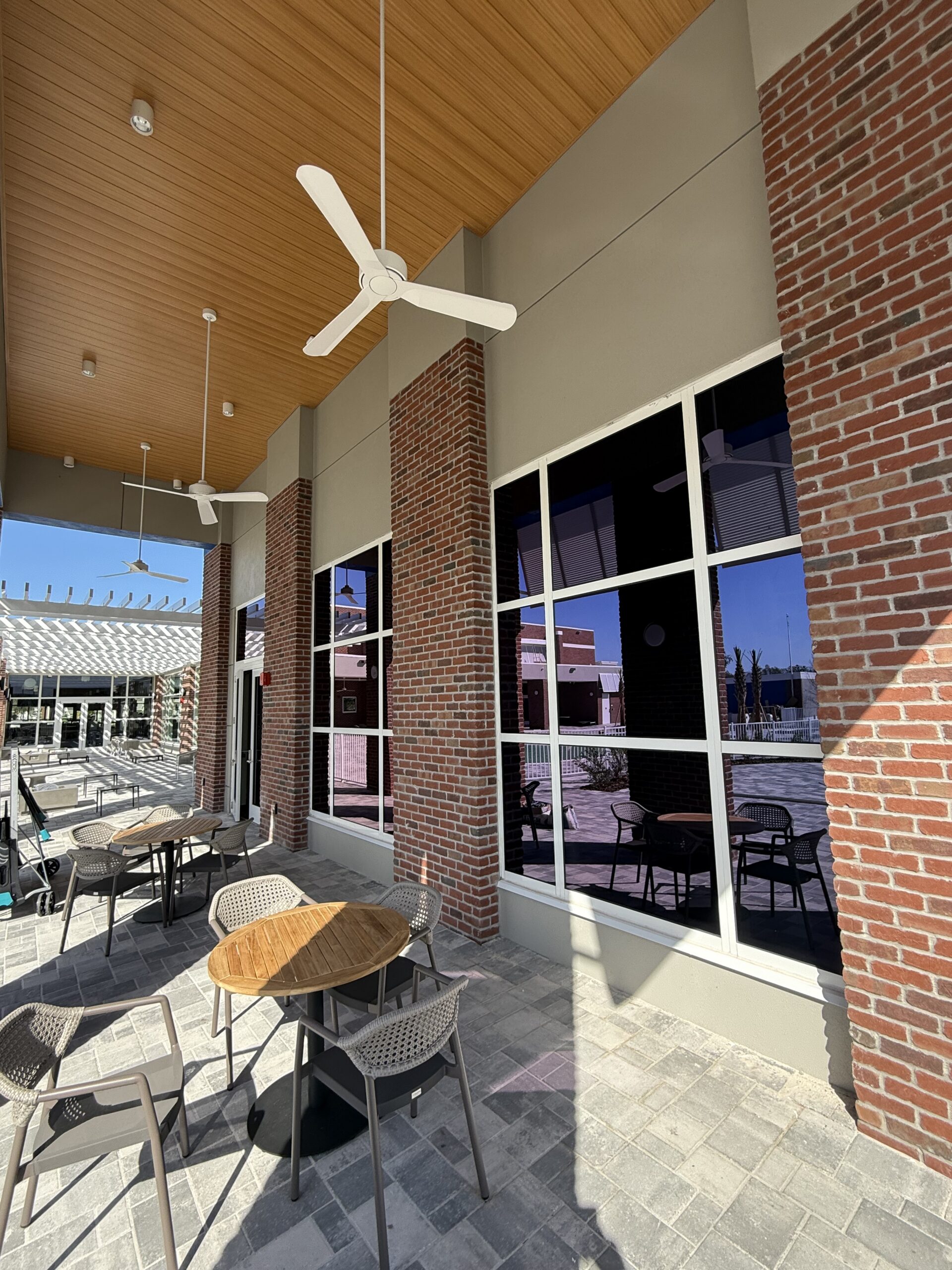 Commercial window film install in Miami